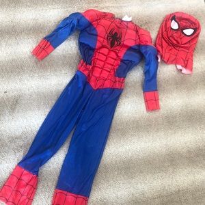 Boys Muscled Spider-Man Costume